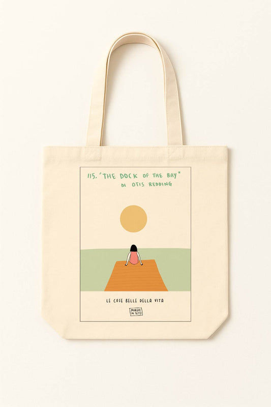 The beautiful things in life - 115. The Dock of the Bay by Otis Redding - tote bag