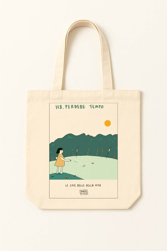 The beautiful things in life - 118. Wasting time - tote bag