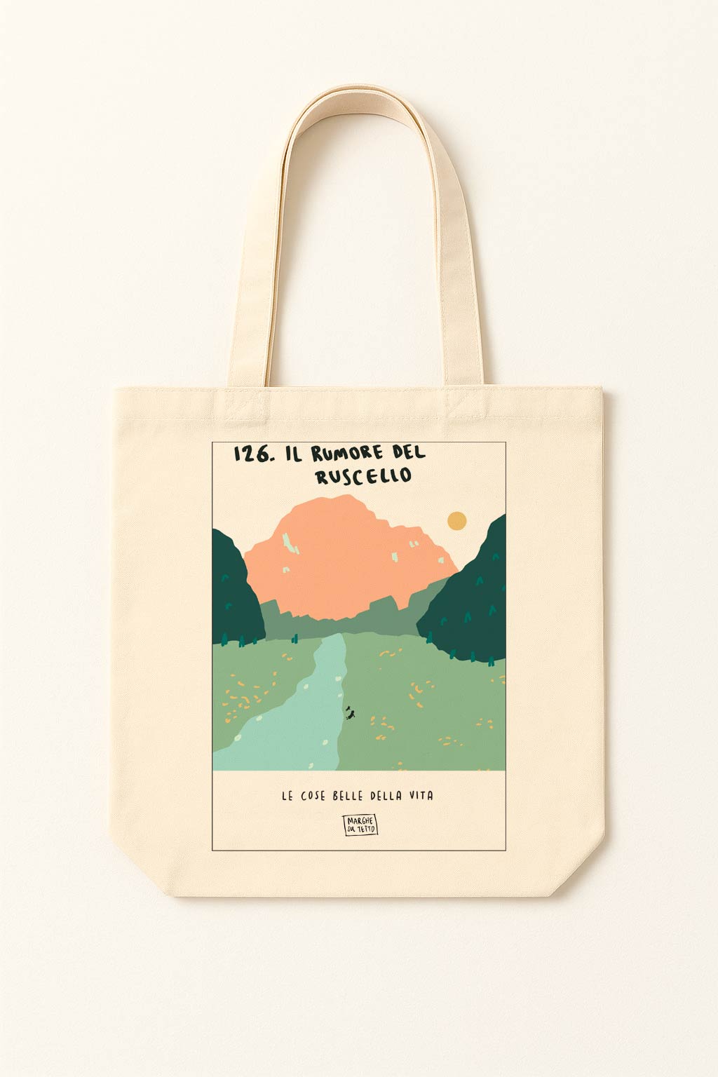 The beautiful things in life - 126. The sound of the stream - tote bag