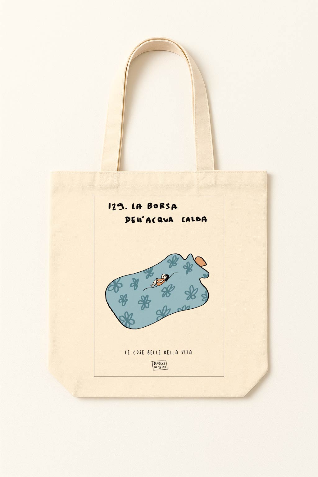 The beautiful things in life - 129. Hot water bottle - tote bag
