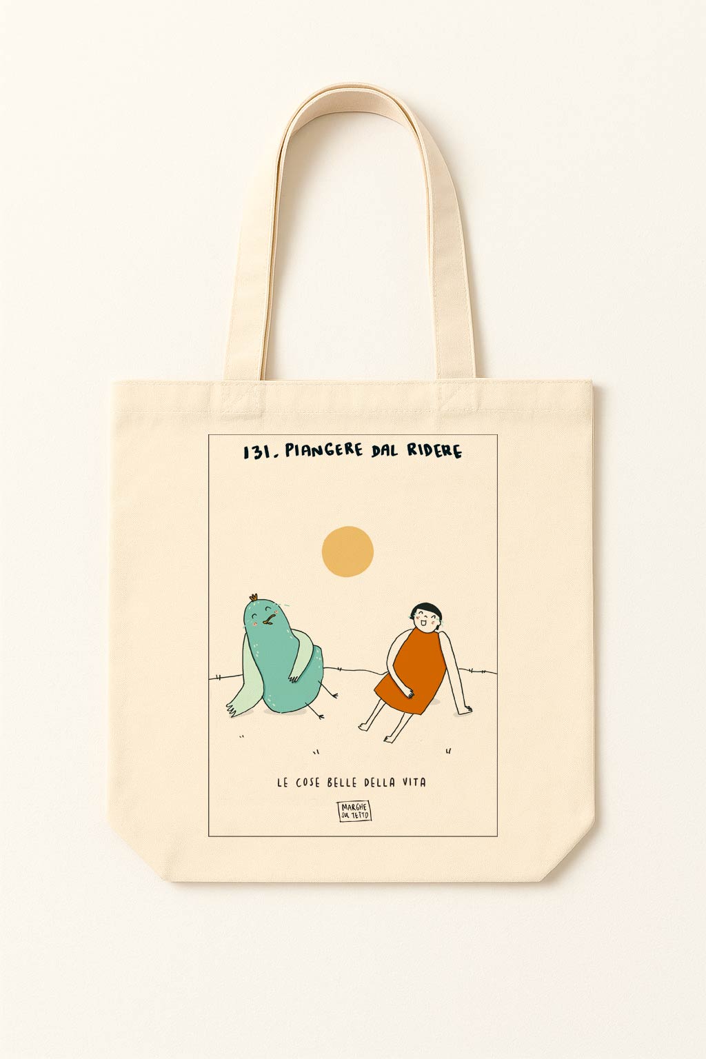 The beautiful things in life - 131. Crying with laughter - tote bag