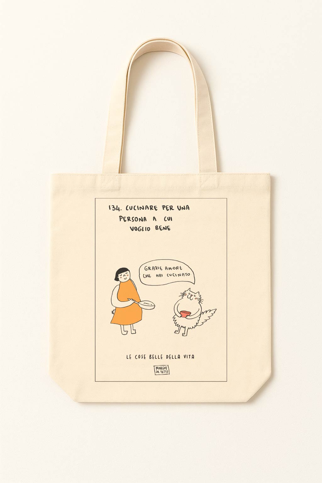 The beautiful things in life - 134. When I cook for someone I love - tote bag