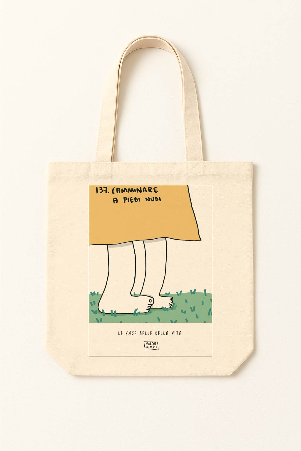 Le cose belle della vita - 137. Camminare a piedi nudi - shopper