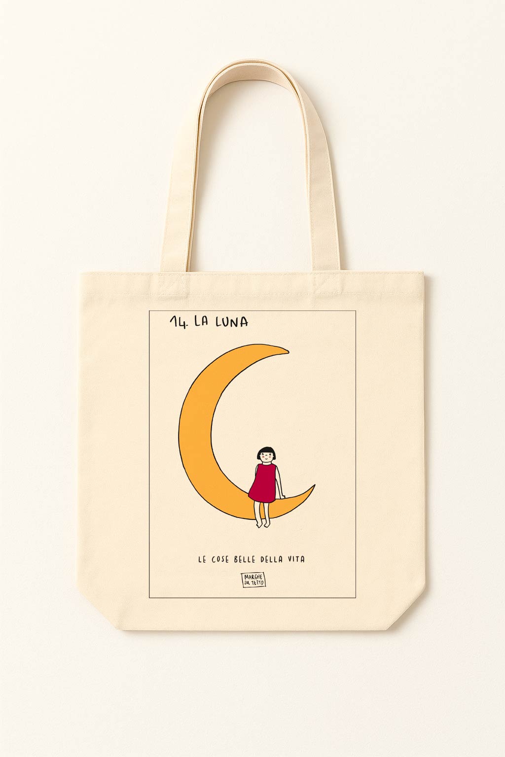 The beautiful things in life - 14. The moon - tote bag