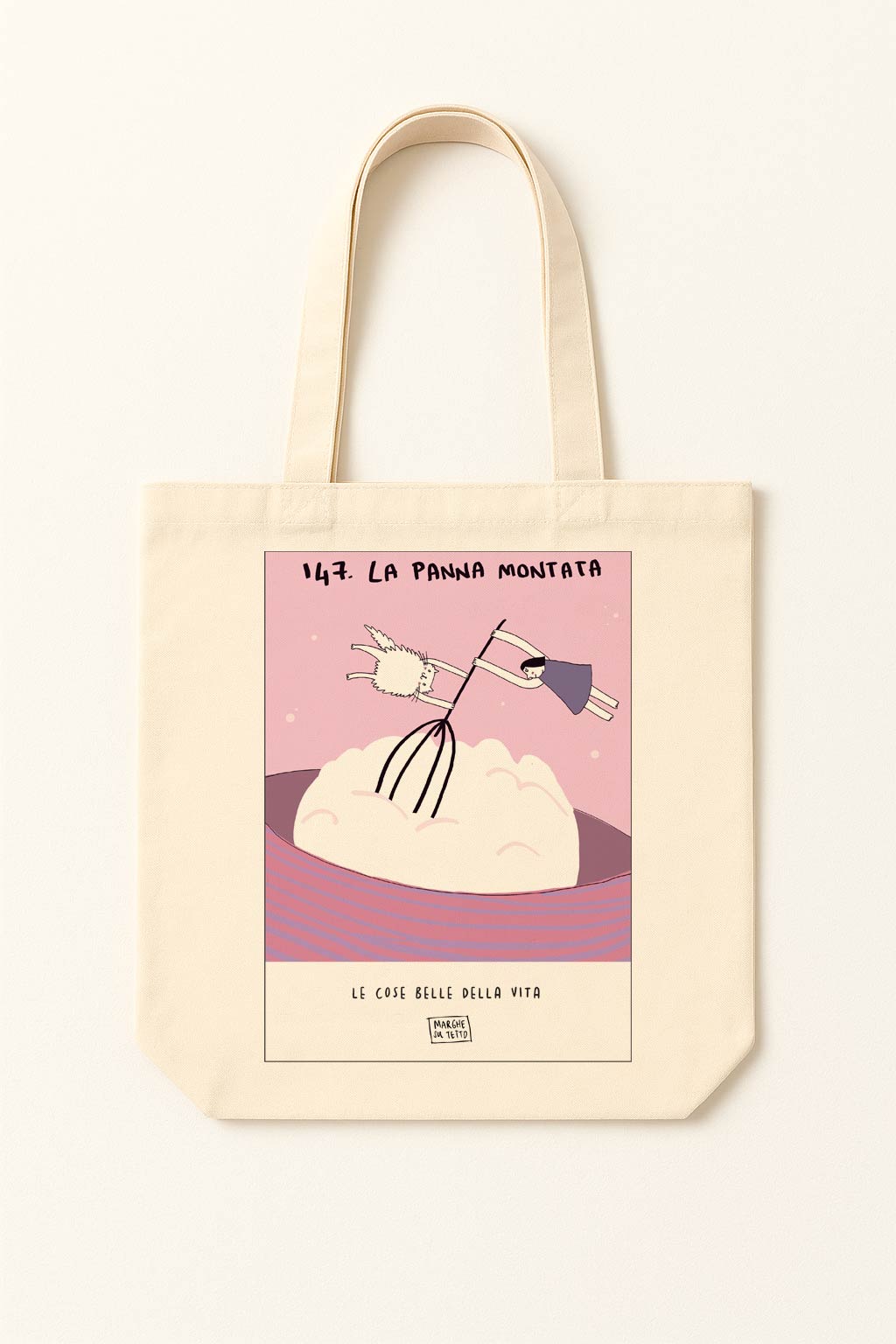 The beautiful things in life - 147. Whipped cream - tote bag