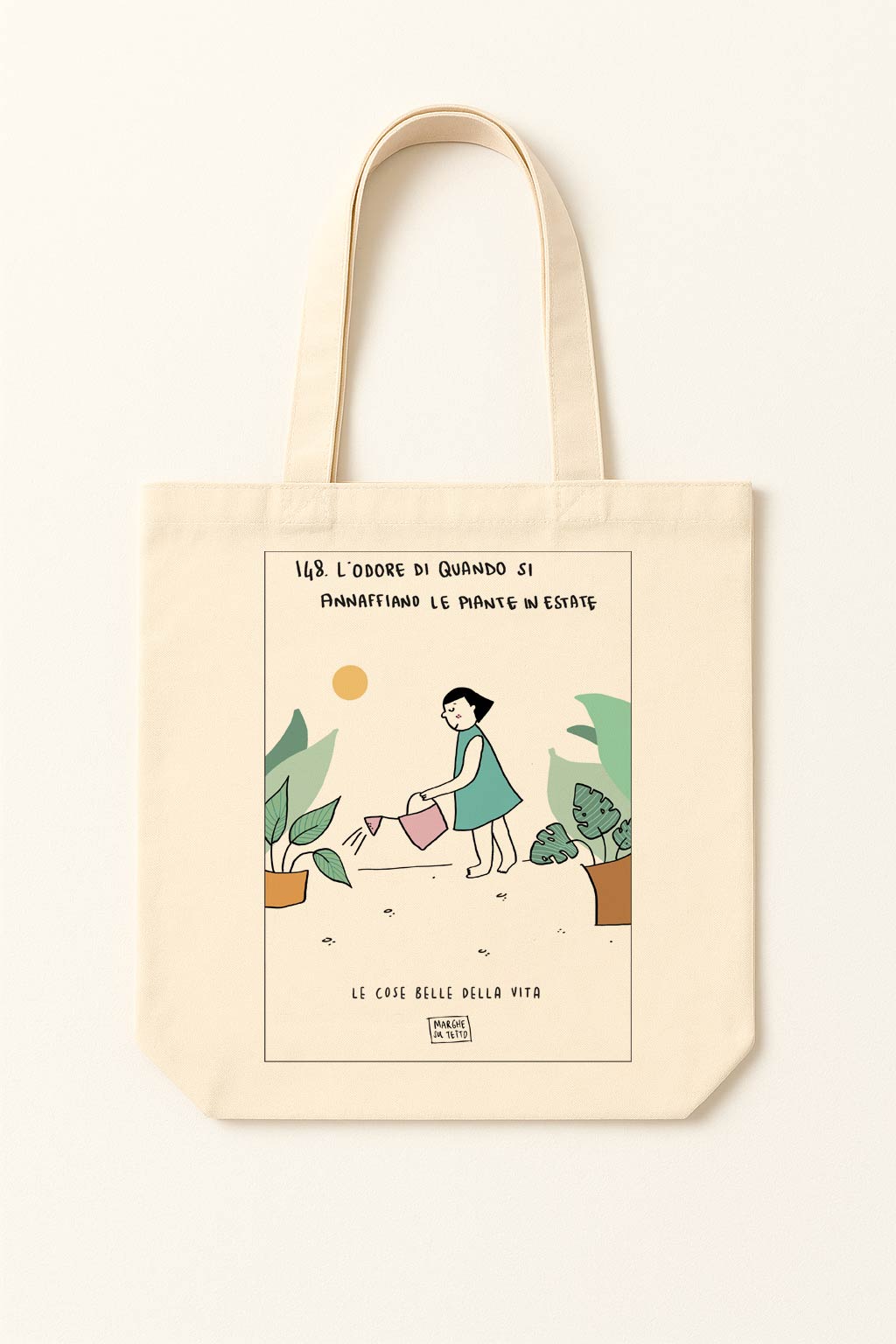 The beautiful things in life - 148. The scent of watering plants in summer - tote bag
