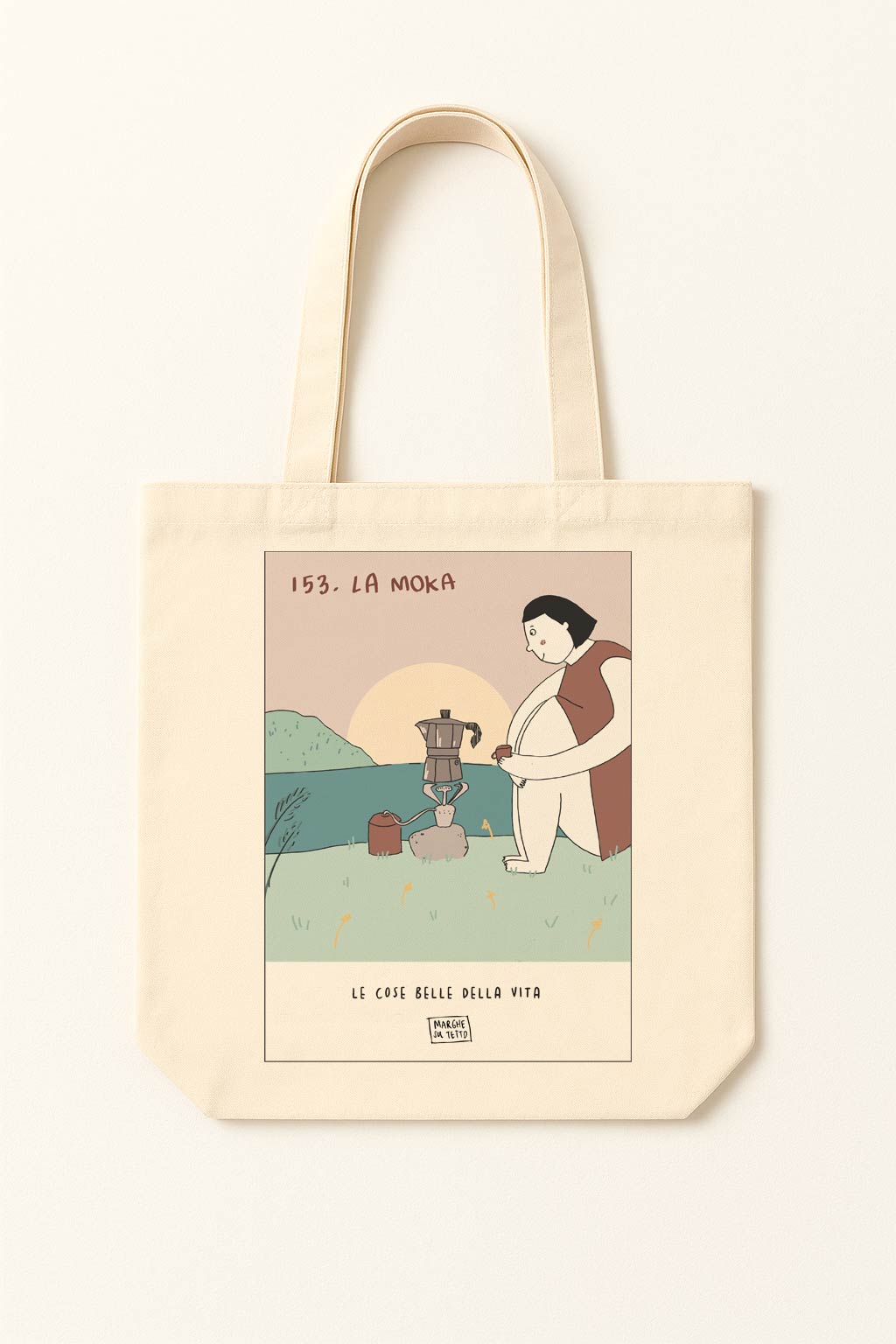 The beautiful things in life - 153. The moka pot - tote bag