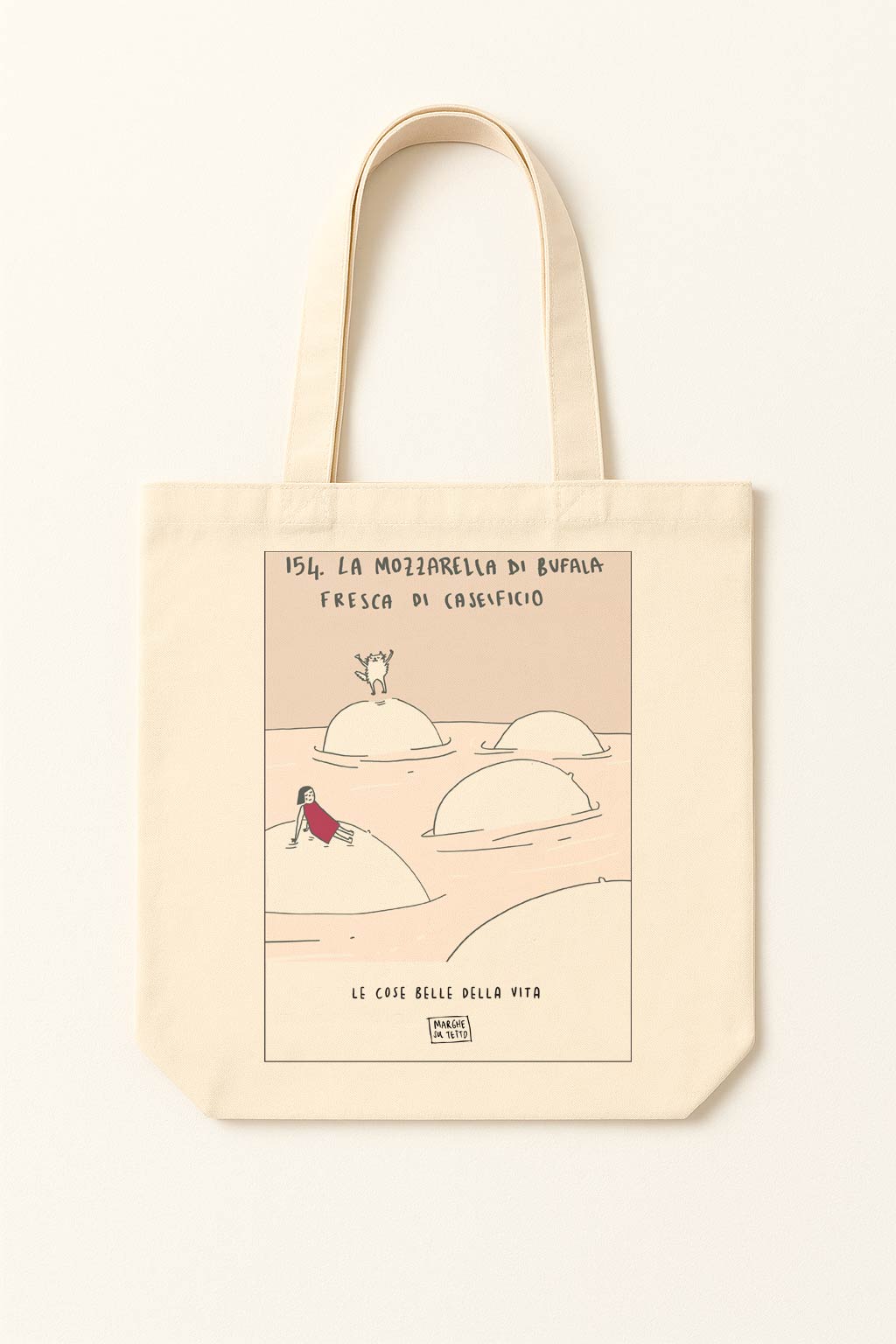 The beautiful things in life - 154. Fresh buffalo mozzarella from the dairy - tote bag