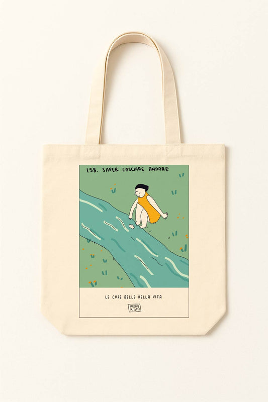 The beautiful things in life - 158. Knowing how to let go - tote bag