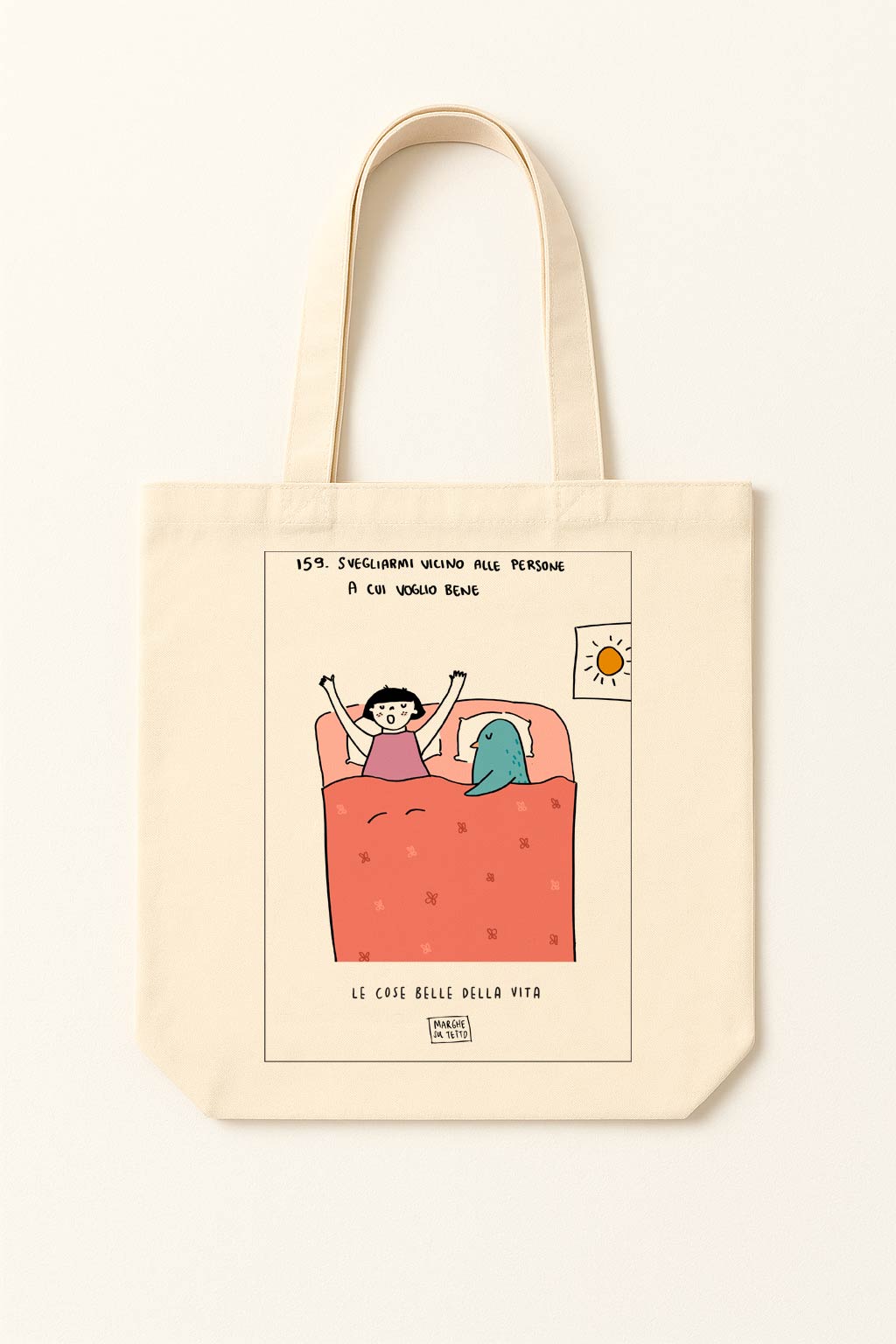 The beautiful things in life - 159. Waking up next to the people I love - tote bag