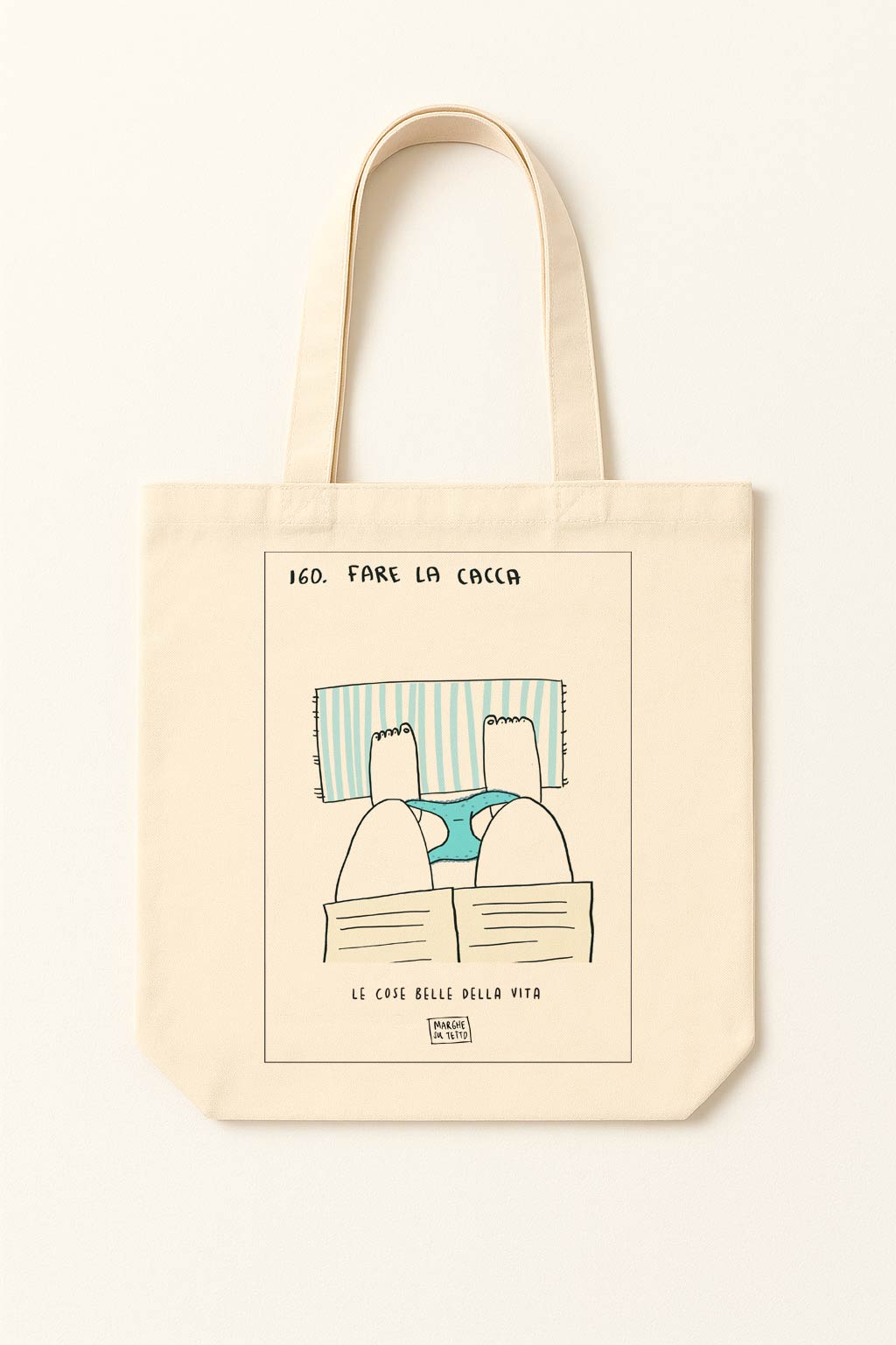 The beautiful things in life - 160. Pooping - tote bag