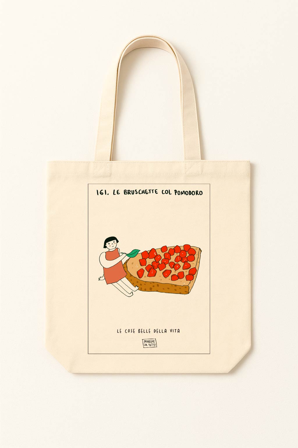 The beautiful things in life - 161. Tomato bruschetta - tote bag