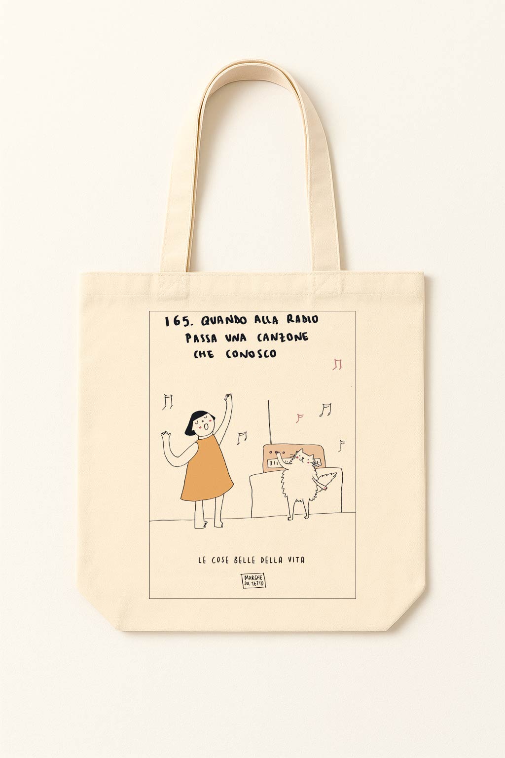 The beautiful things in life - 165. When a familiar song comes on the radio - tote bag