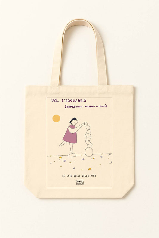 The beautiful things in life - 172. Balance, especially when I find it - tote bag