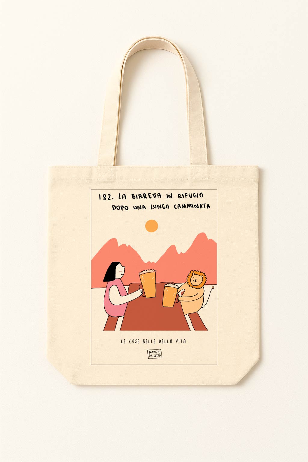 Le cose belle della vita - 182. La birretta in rifugio dopo una lunga camminata - shopper