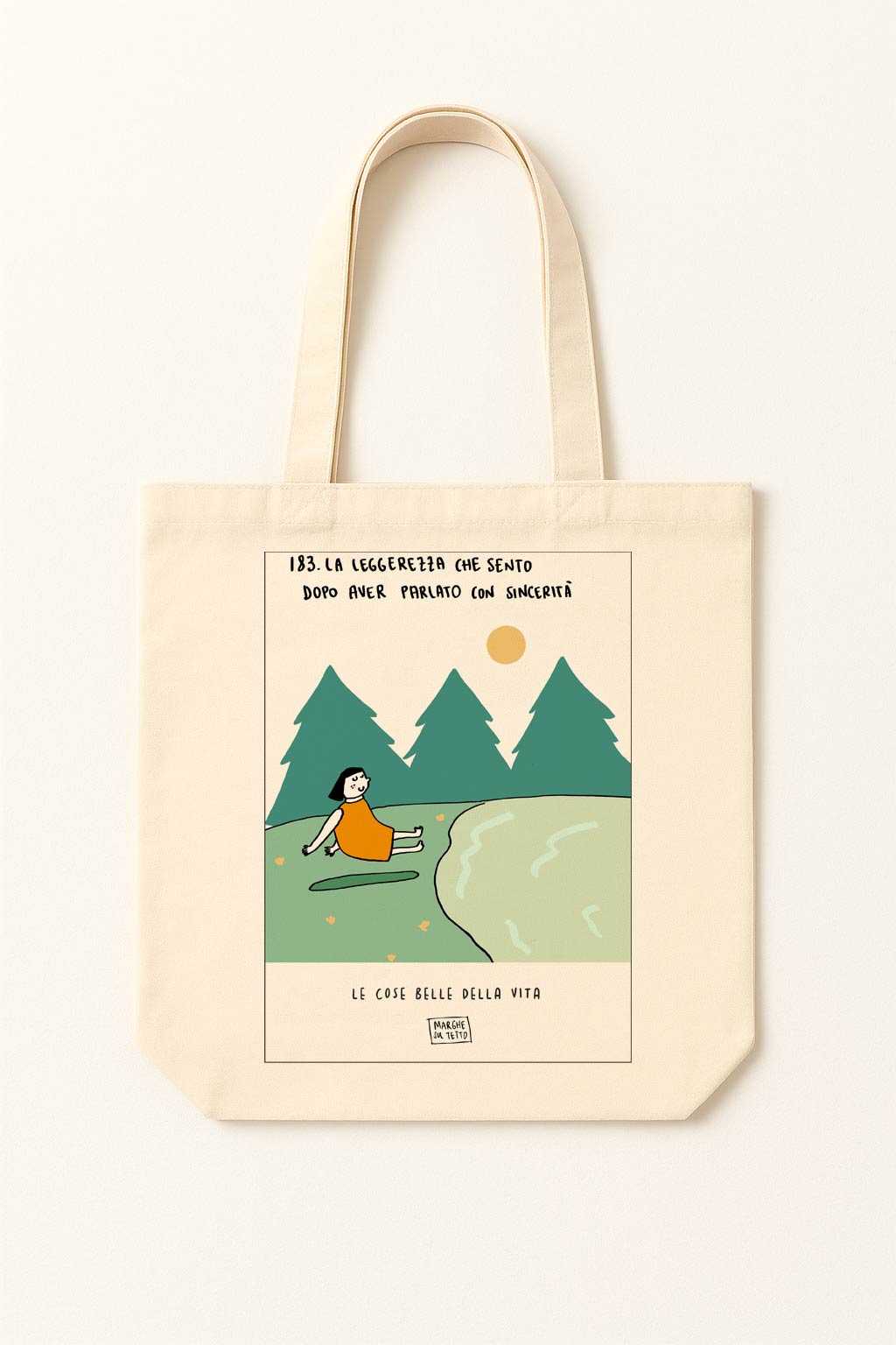 The beautiful things in life - 183. The lightness I feel after speaking honestly - tote bag