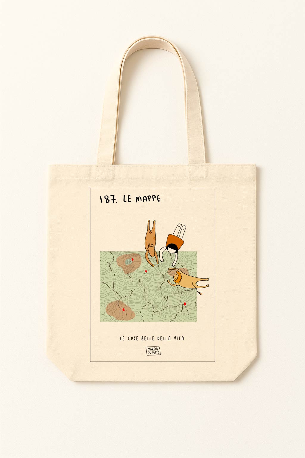 The beautiful things in life - 187. The maps - tote bag