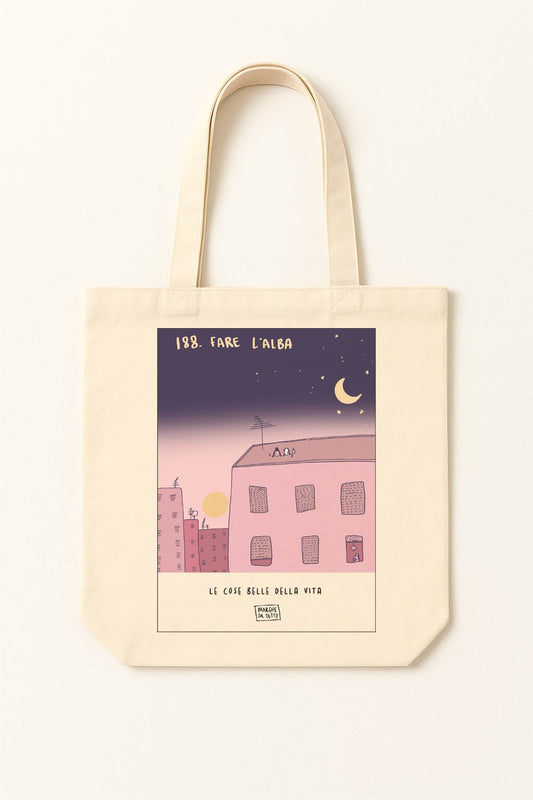 The beautiful things in life - 188. Waking up at dawn - tote bag