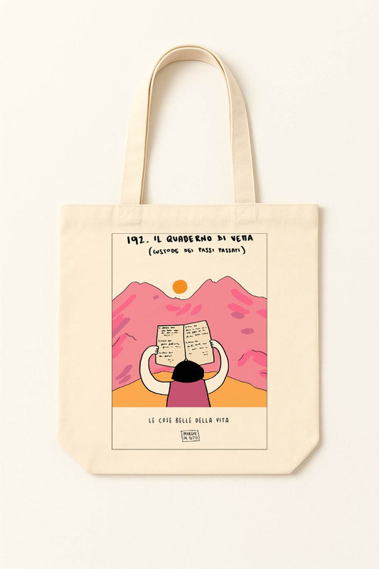The beautiful things in life - 192. The summit logbook (keeper of past steps) - tote bag