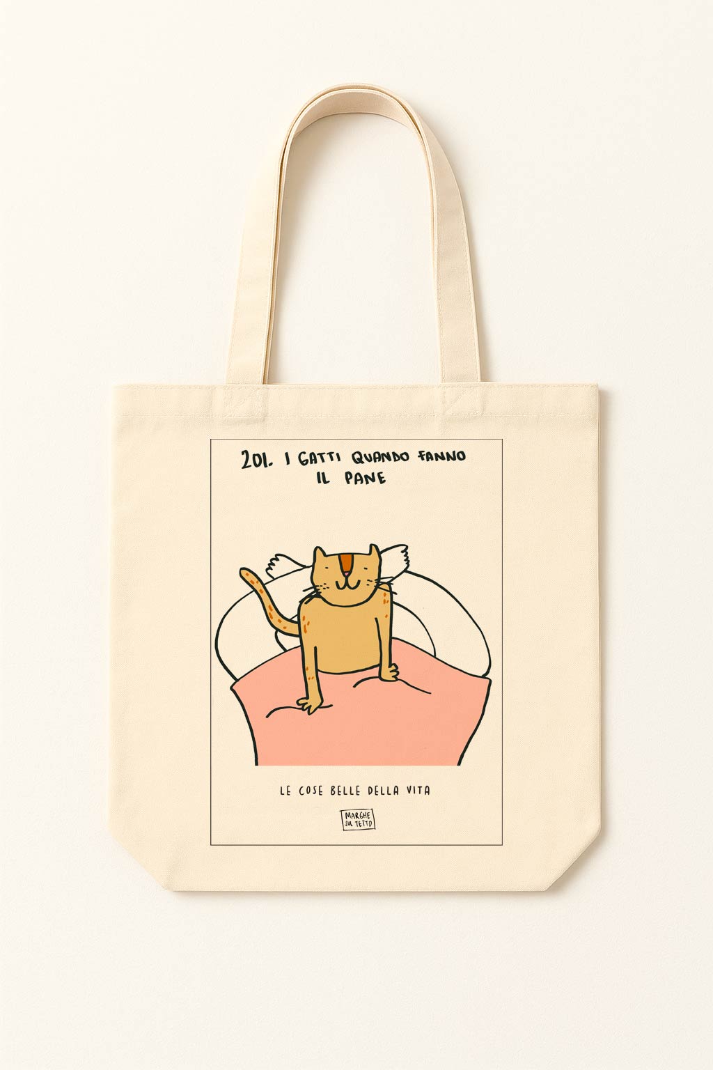 The beautiful things in life - 201. Cats making bread - tote bag