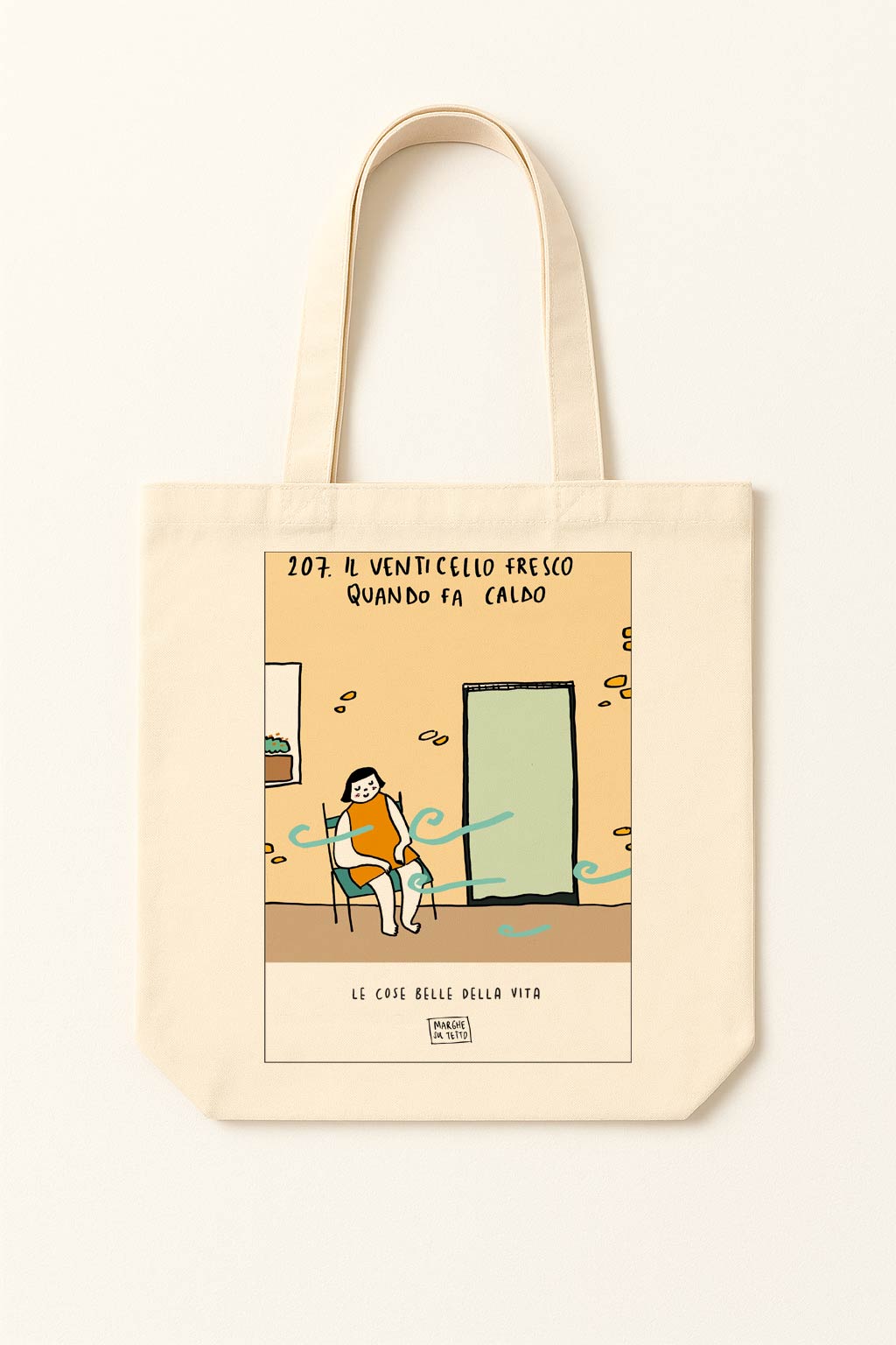 The beautiful things in life - 207. A cool breeze when it's hot - tote bag
