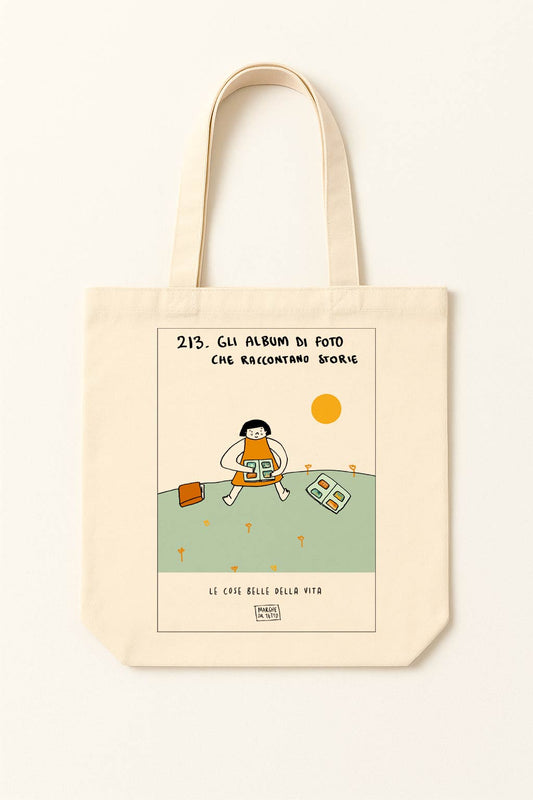 The beautiful things in life - 213. Photo albums that tell stories - tote bag