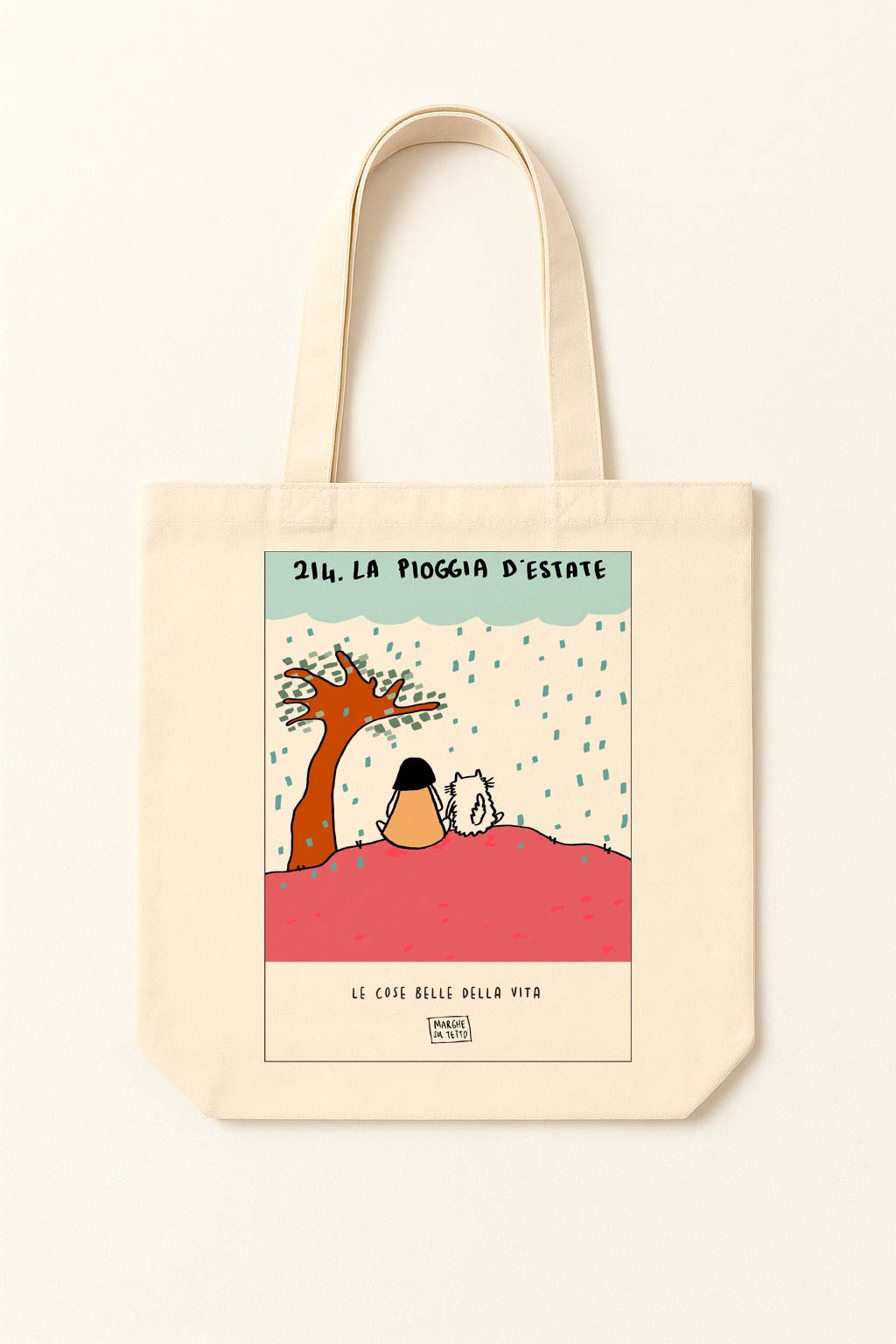 The beautiful things in life - 214. Summer rain - tote bag