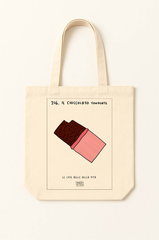 The beautiful things in life - 216. Dark chocolate - tote bag