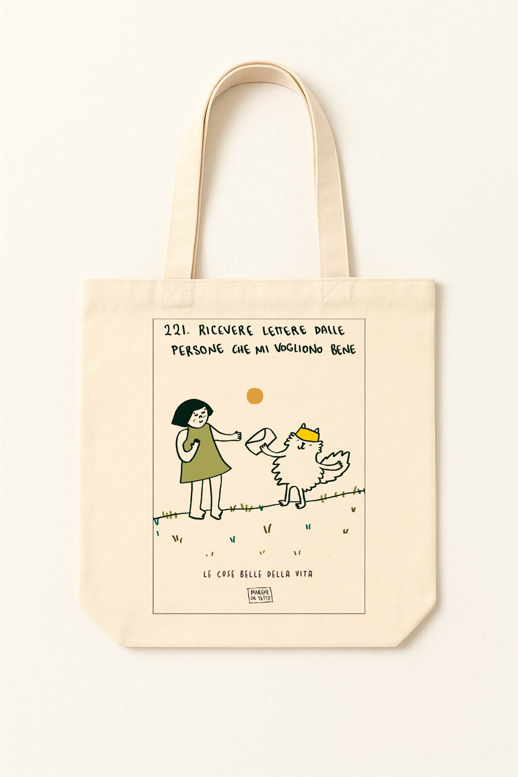 The beautiful things in life - 221. Receiving letters from people who care about me - tote bag
