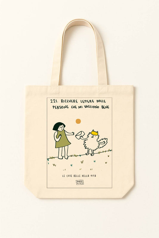 The beautiful things in life - 221. Receiving letters from people who care about me - tote bag