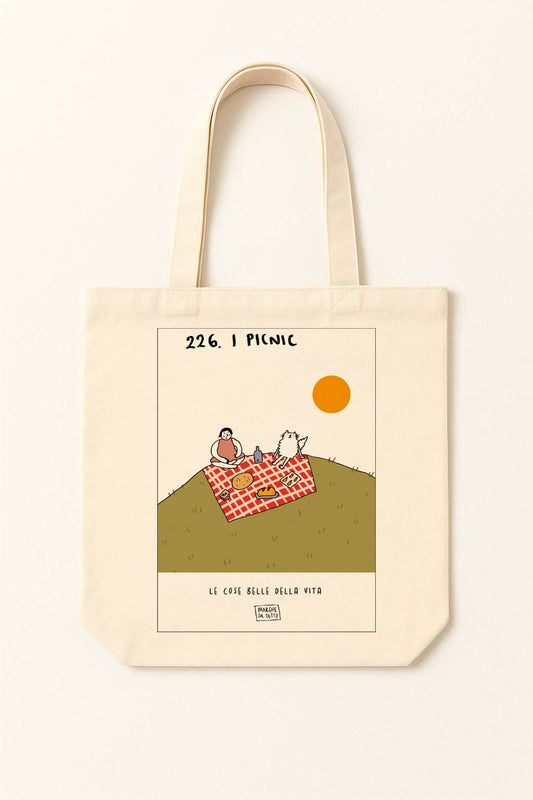 The beautiful things in life - 226. Picnics - tote bag