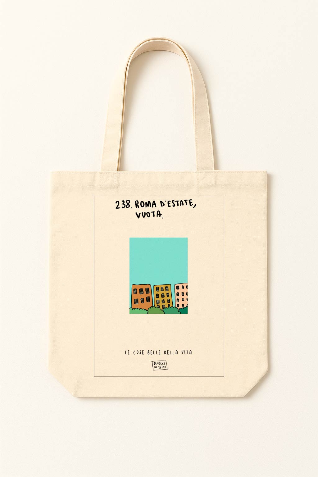The beautiful things in life - 238. Rome in summer, empty - tote bag