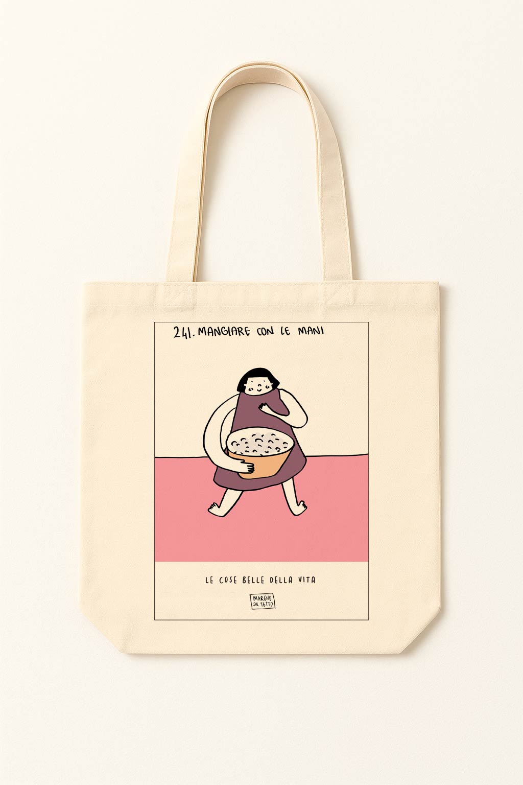 The beautiful things in life - 241. Eating with your hands - tote bag