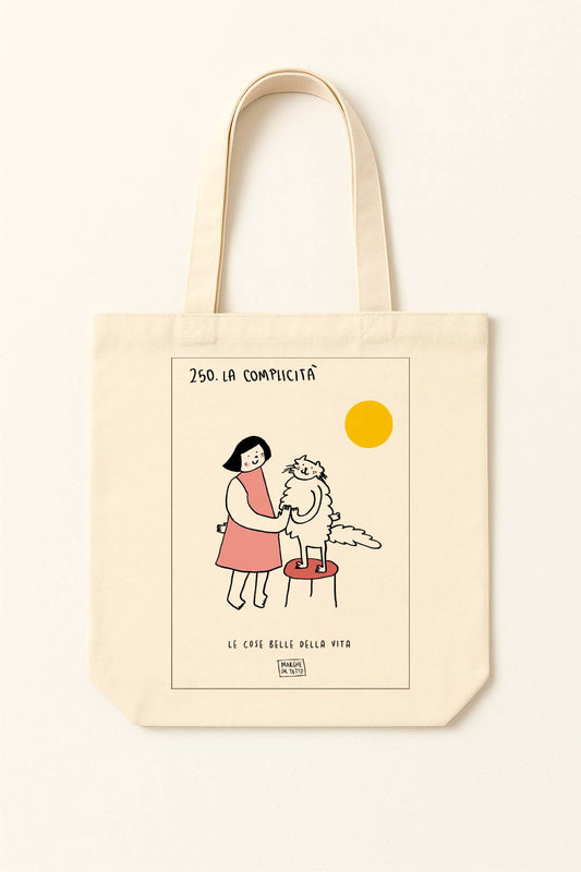 The beautiful things in life - 250. Complicity - tote bag