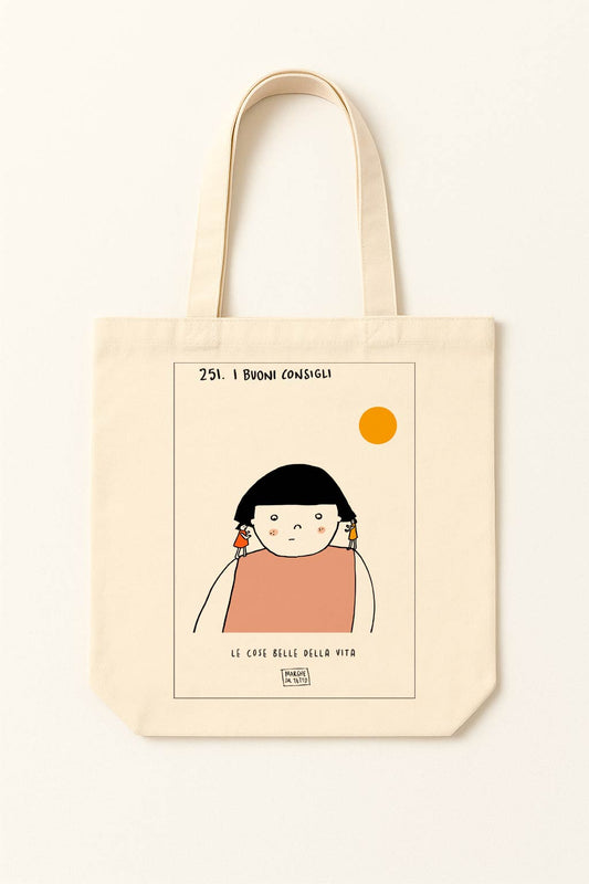 The beautiful things in life - 251. Good advice - tote bag