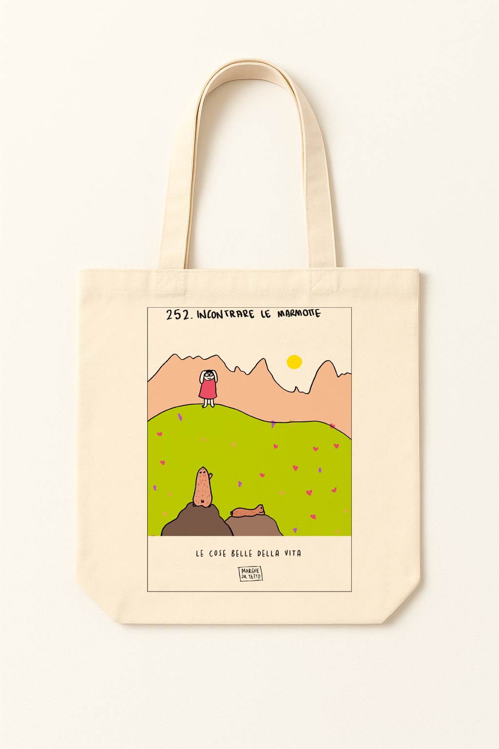 The beautiful things in life - 252. Meet the marmots - tote bag
