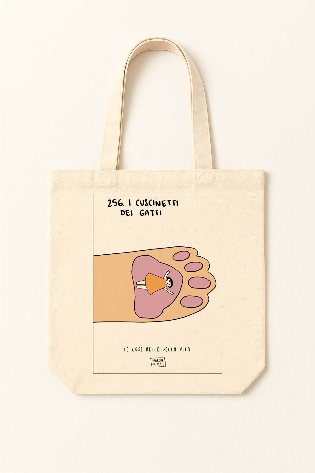 The beautiful things in life - 256. Cat's paws - tote bag