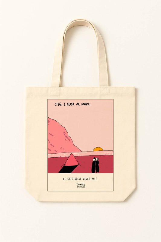 The beautiful things in life - 276. Dawn at the sea - tote bag