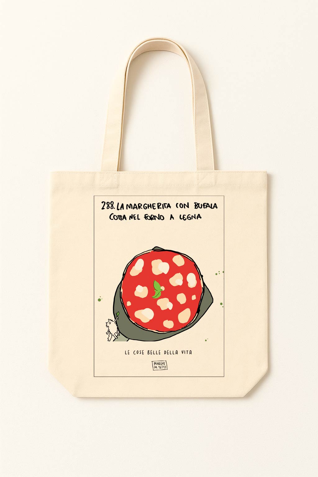 The beautiful things in life - 288. Daisy with buffalo mozzarella cooked in a wood-fired oven - tote bag