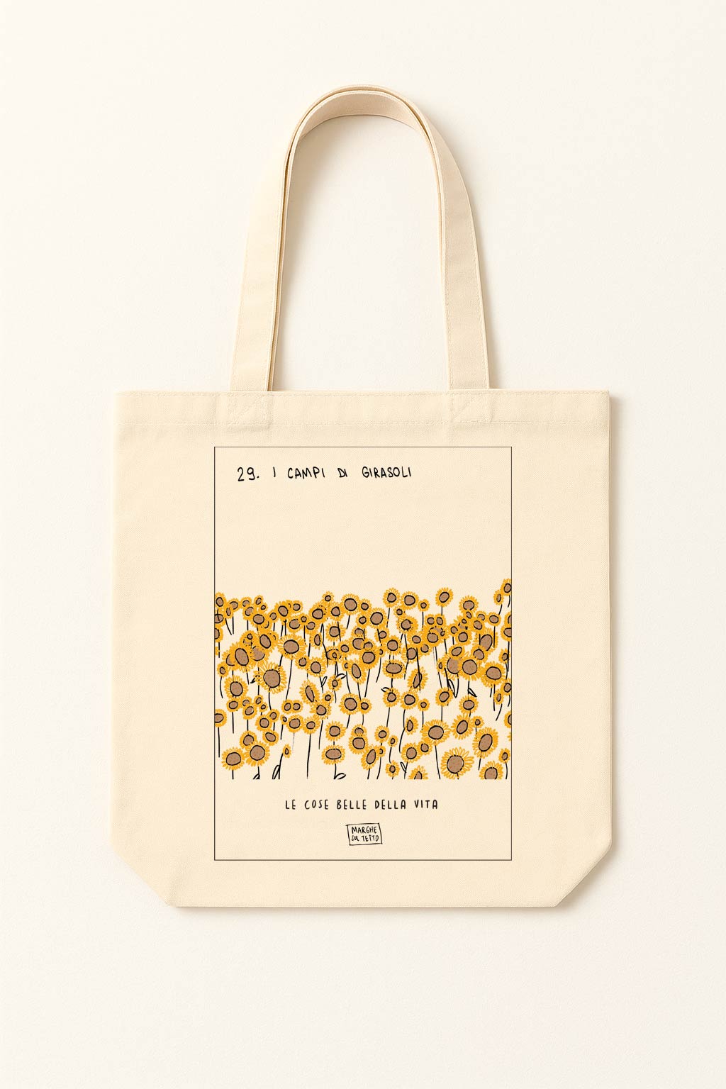 Lo bueno de la vida - 29. Los campos de girasoles - bolsa de tela