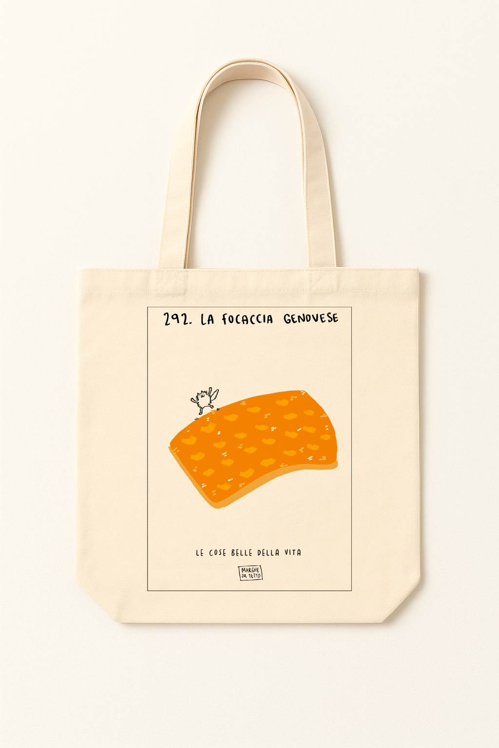 The beautiful things in life - 292. Genoese focaccia - tote bag