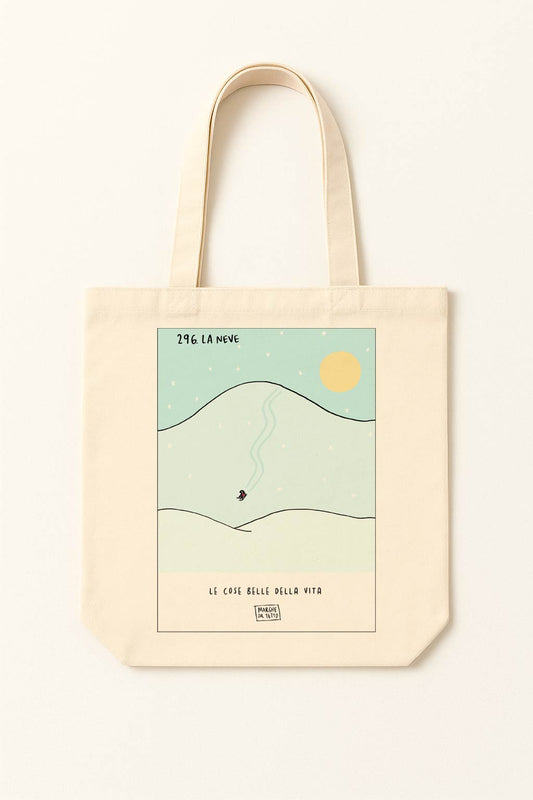 The beautiful things in life - 296. The snow - tote bag