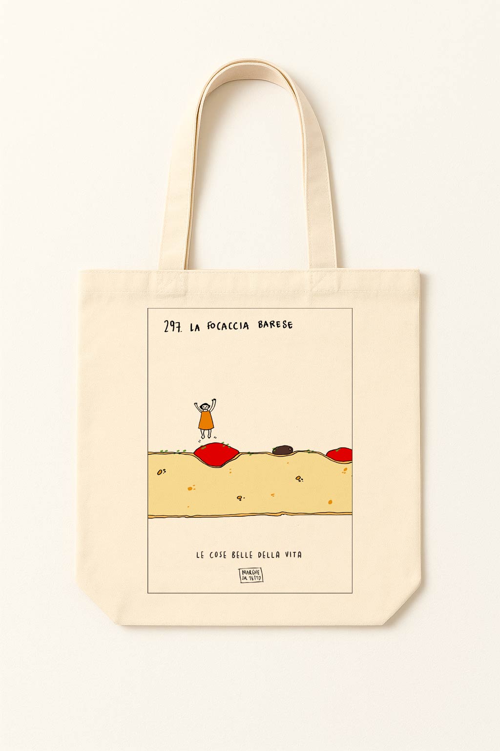 The beautiful things in life - 297. Focaccia from Bari - tote bag