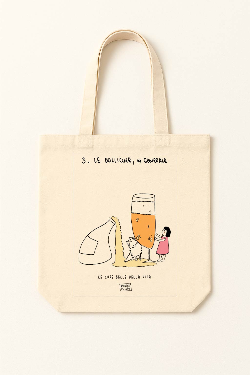 Lo bueno de la vida - 3. Las burbujas, en general - bolsa de tela