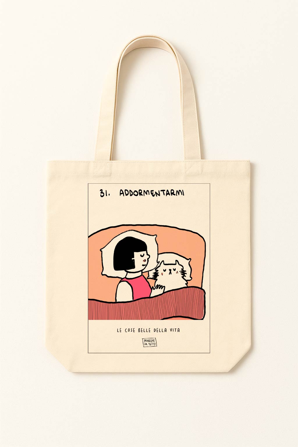 The beautiful things in life - 31. Falling asleep - tote bag