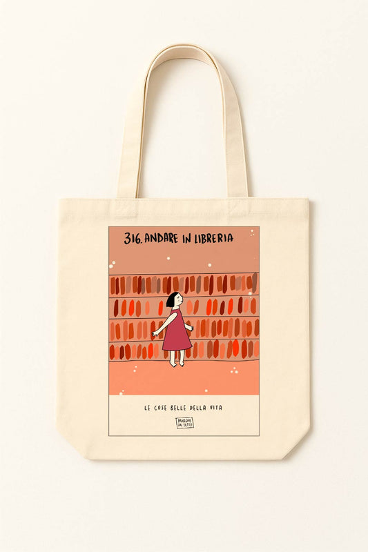 The beautiful things in life - 316. Go to the bookstore - tote bag