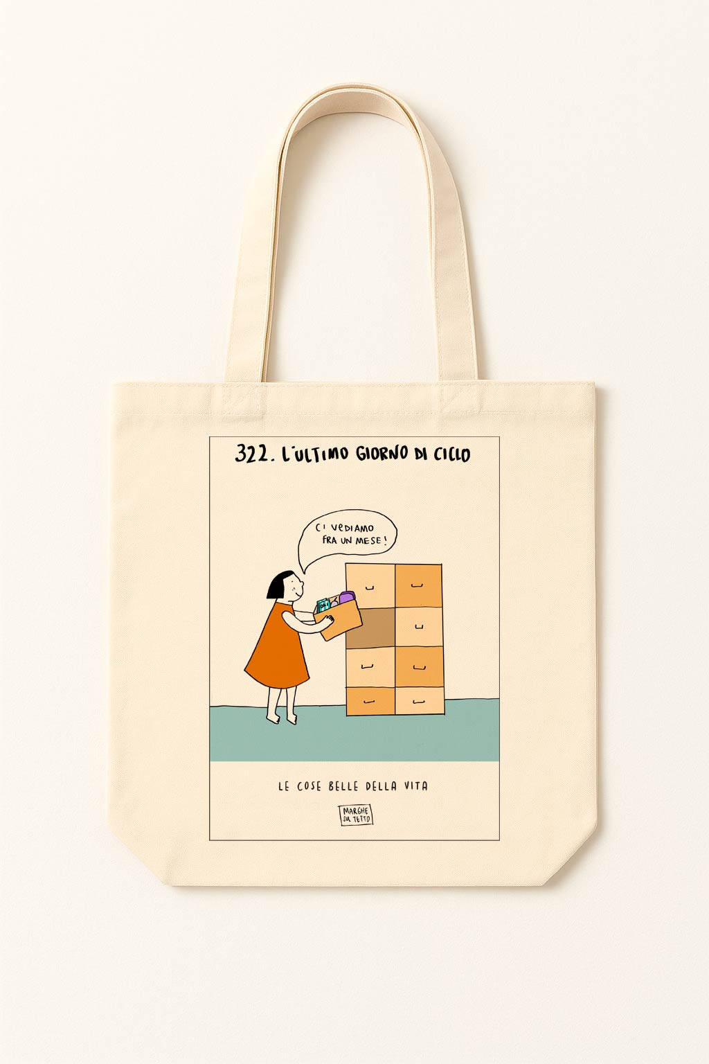 The beautiful things in life - 322. Last day of the cycle (see you next month) - tote bag