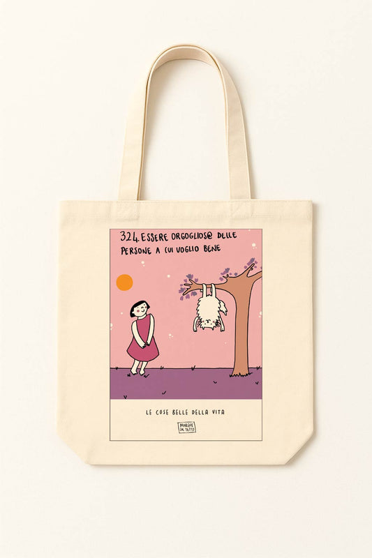 The beautiful things in life - 324. Being proud of the people I love - tote bag