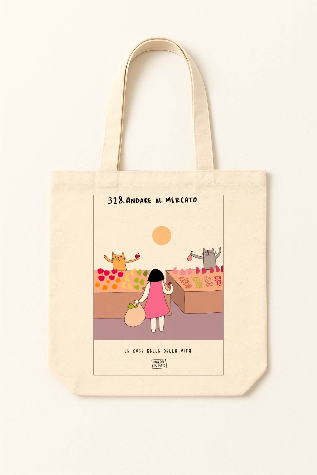 The beautiful things in life - 328. Go to the market - tote bag