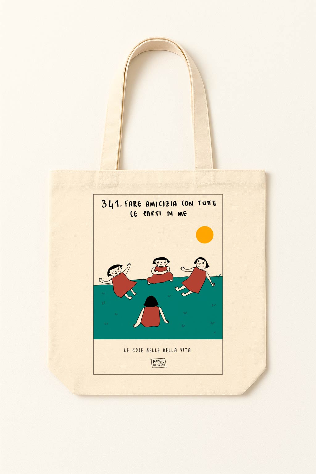 The beautiful things in life - 341. Becoming friends with all parts of myself - tote bag